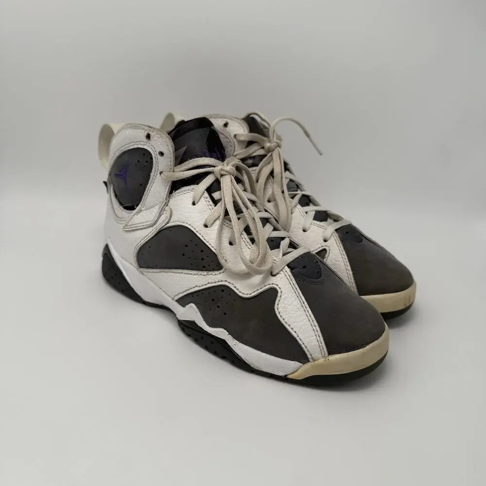 Nike Air Jordan 7 Retro GS Flint Gray DJ2777-100 Kids Size 5Y